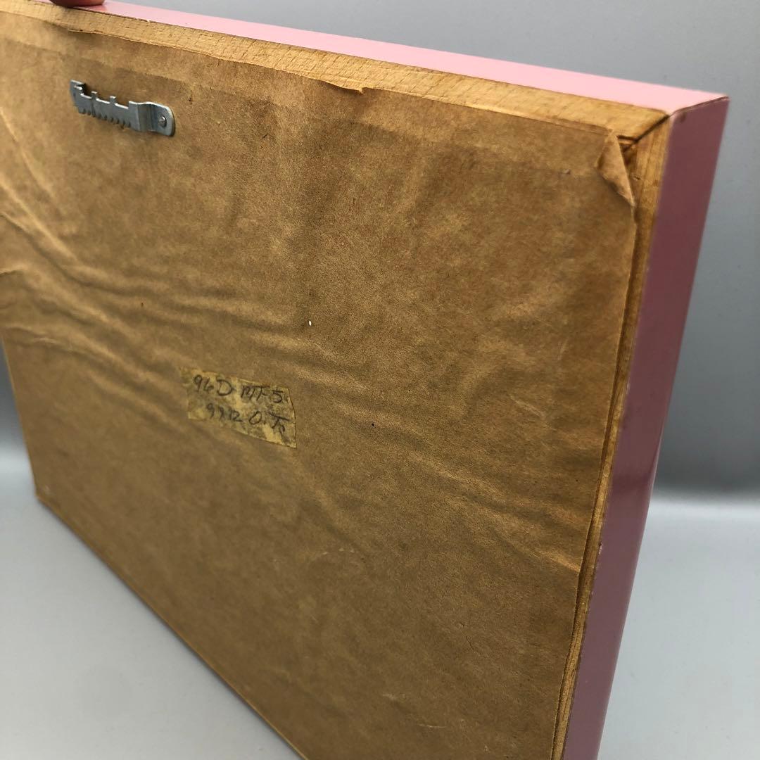 ヨーロッパアンティークお花フラワー釘アートフレーム額縁ビンテージ飾り絵画