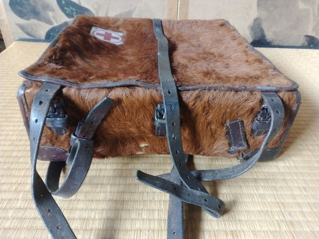 1940年代頃スイス軍馬毛リュック　ミリタリー　ディスプレイ　ナイジェルクーボン