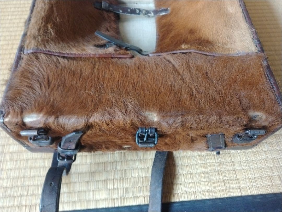 1940年代頃スイス軍馬毛リュック　ミリタリー　ディスプレイ　ナイジェルクーボン