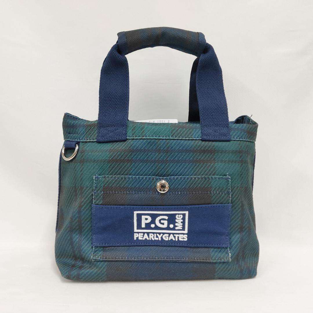 ○★新品未使用 PEARLY GATES ブラックウォッチカートバッグ 2WAY