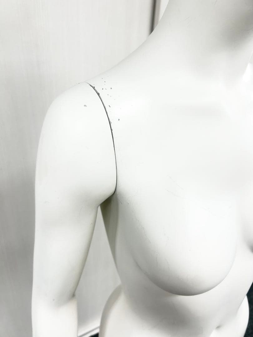 【超美品】 婦人全身マネキン ホワイト 腰受けベースあり