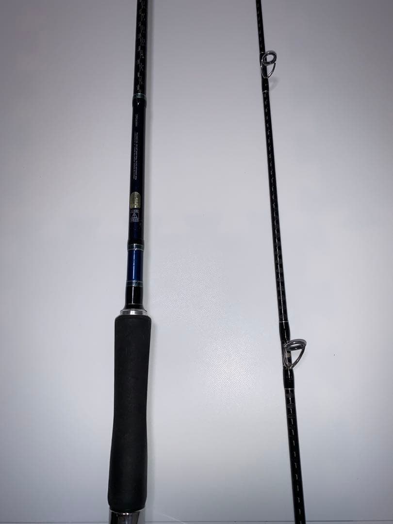 ショアジギングロッド 2ピース 黒
