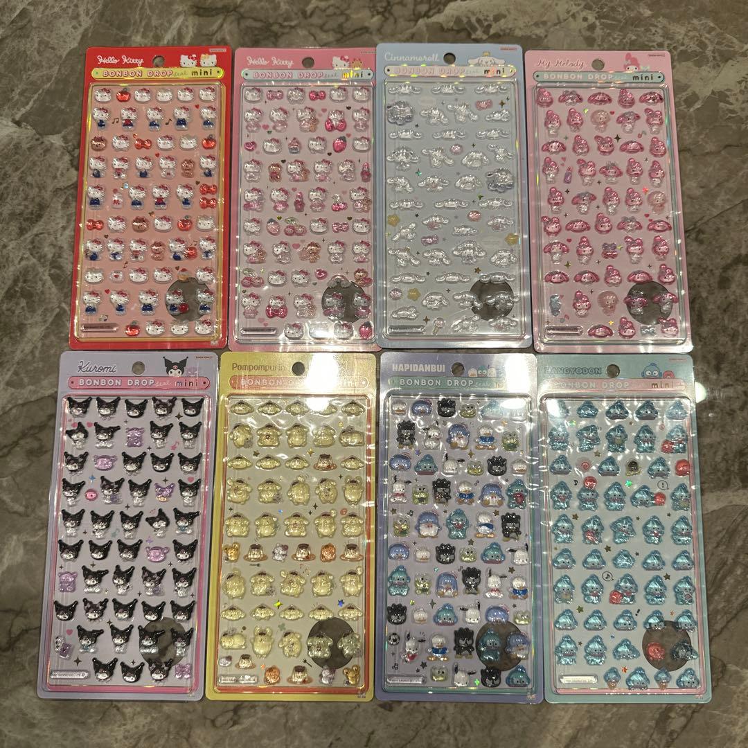 最終値下げ　正規品　8点セット正規品　ボンボンドロップシールミニminiサンリオ