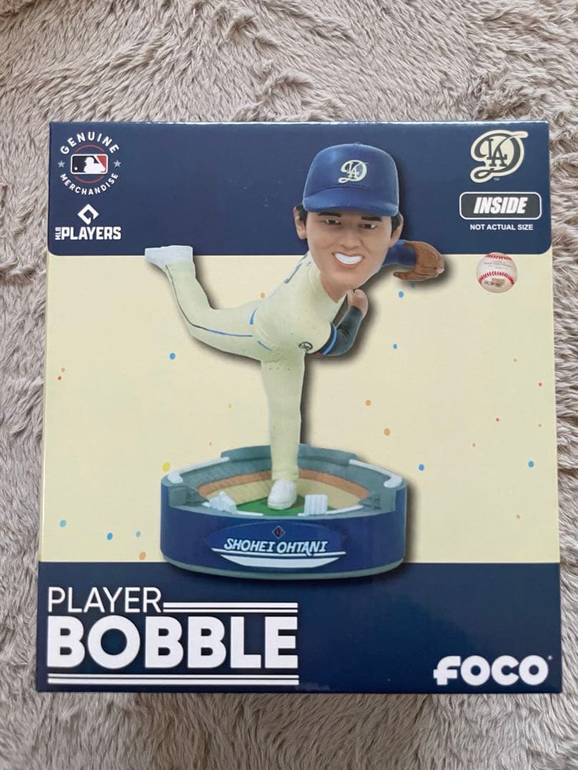 大谷翔平MLB公式Pitcher's Returnドジャース球場台座ボブルヘッド