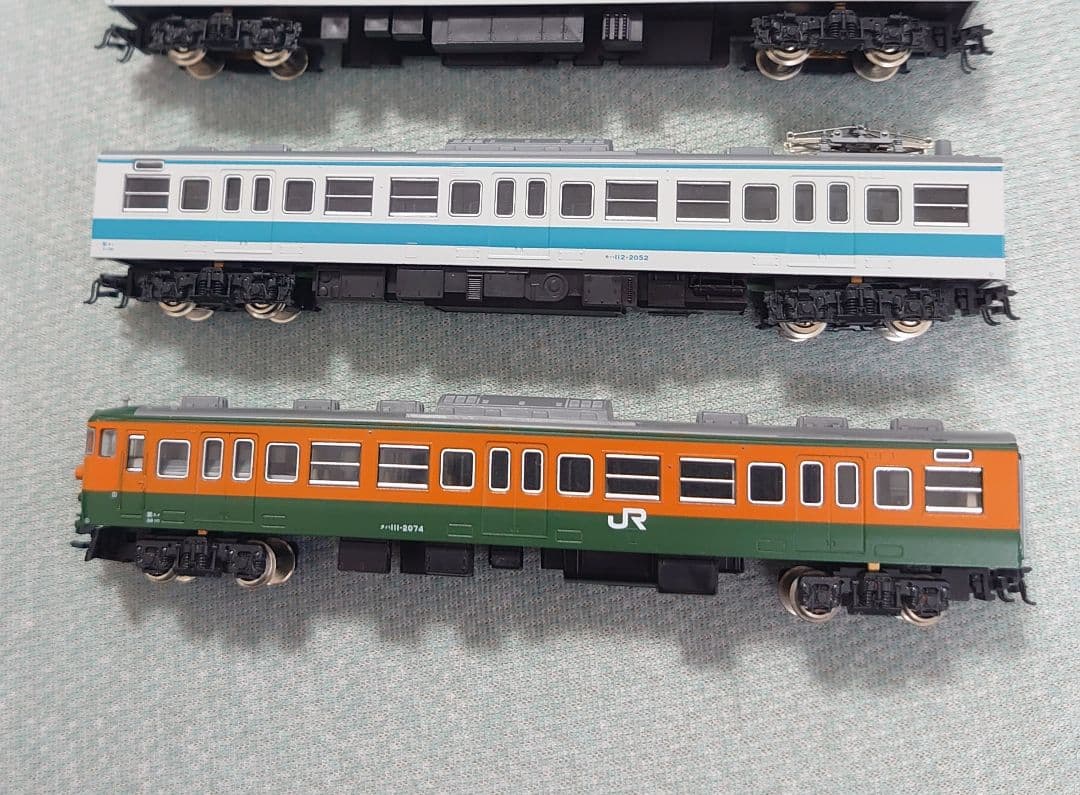 JR 113系 阪和線 阪和快速色 前連結可 3両+オマケ1両