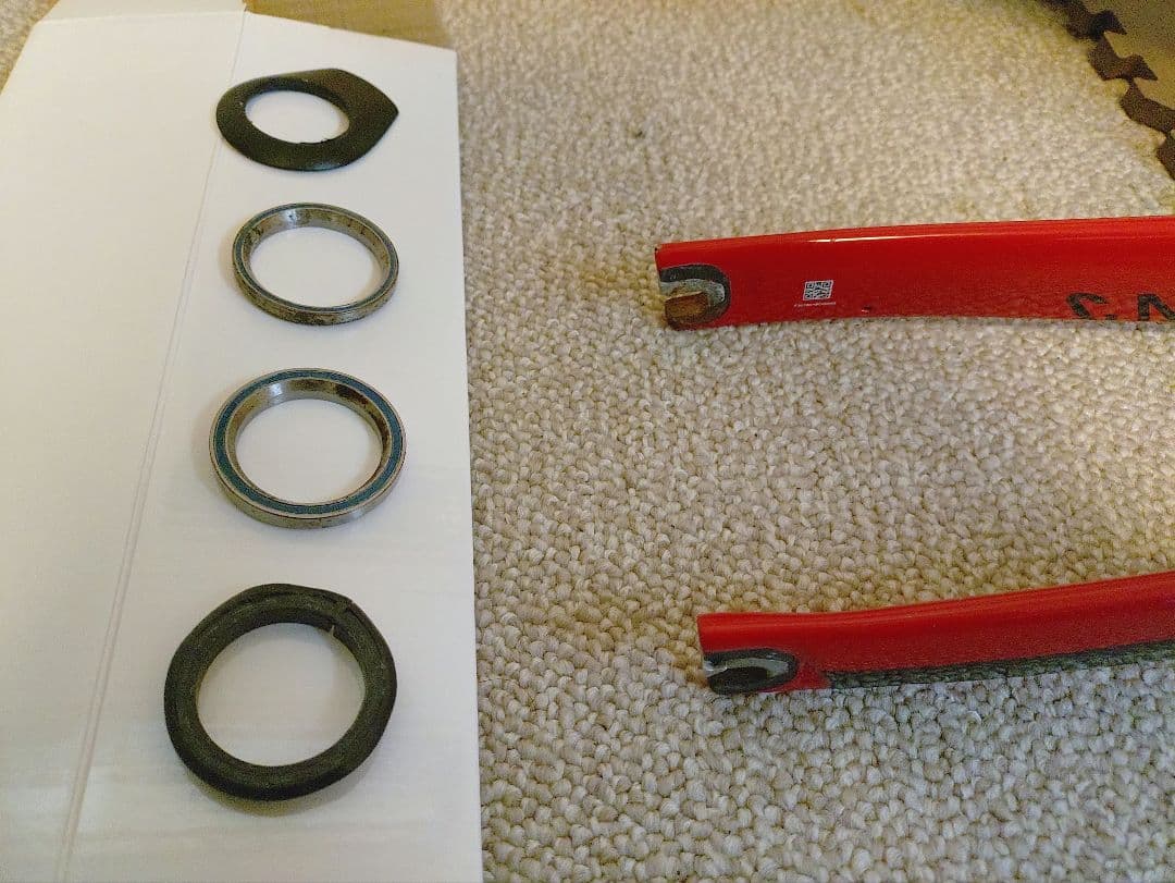 CANYON AEROAD CF SLX リム 中古フレームセット XSサイズ