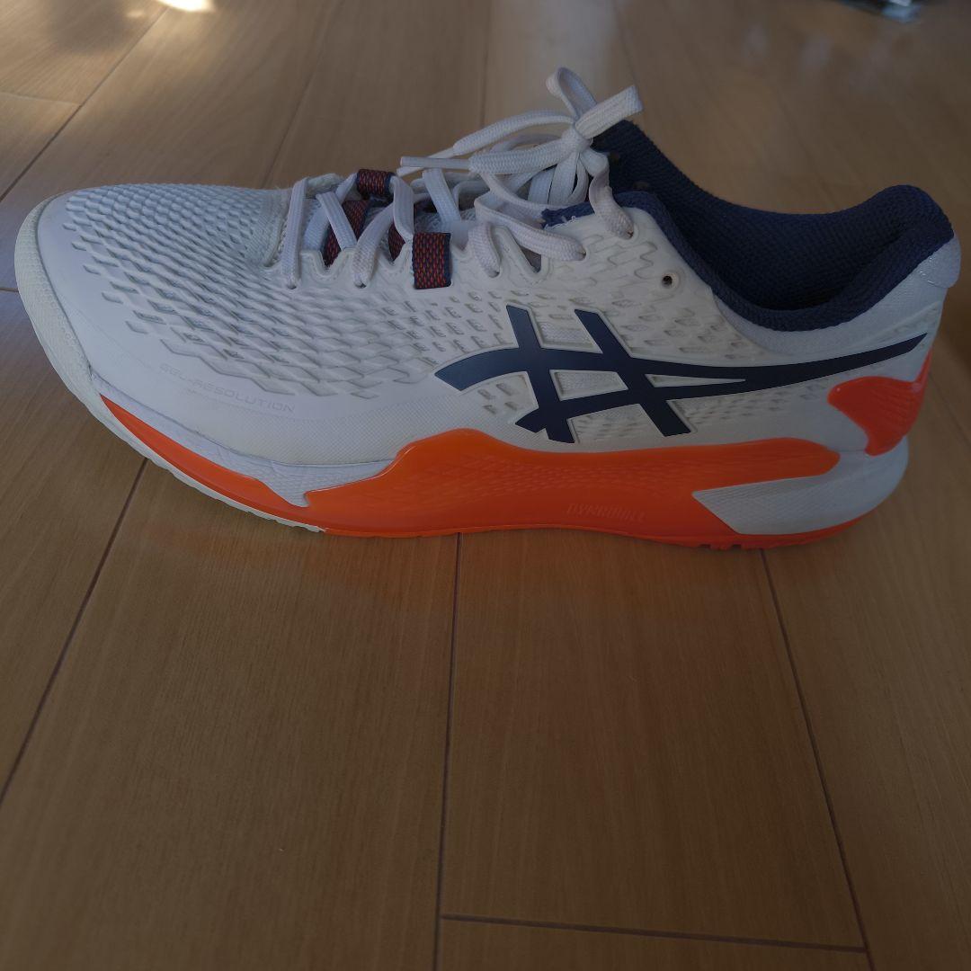 アシックス テニスシューズ ゲルレゾリューション9 オムニクレー 26.5cm