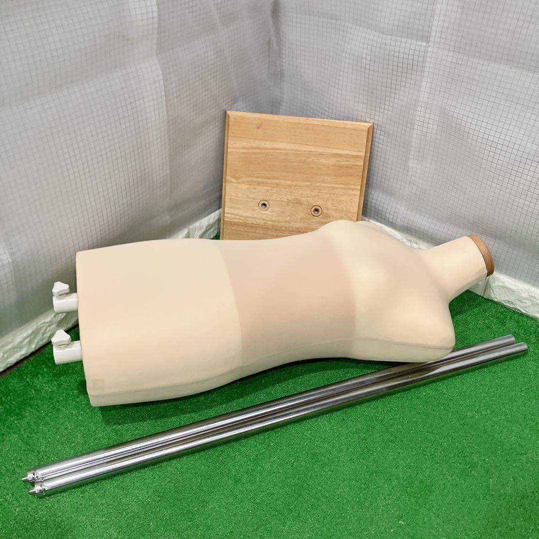 美品 エコボディ SUN トルソー 木製台 和装 着付け マネキン 調整可能