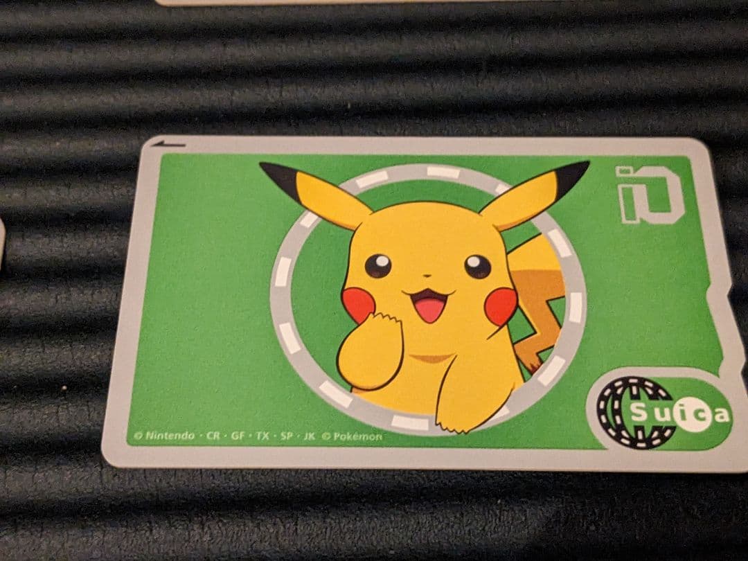 ピカチュウSuica 使用不可　台紙付き