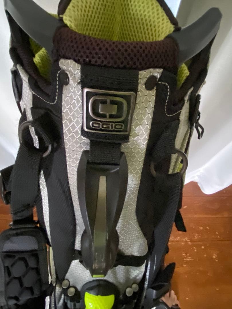 OGIO キャディバッグ シルバー/ ライトグリーン14分割