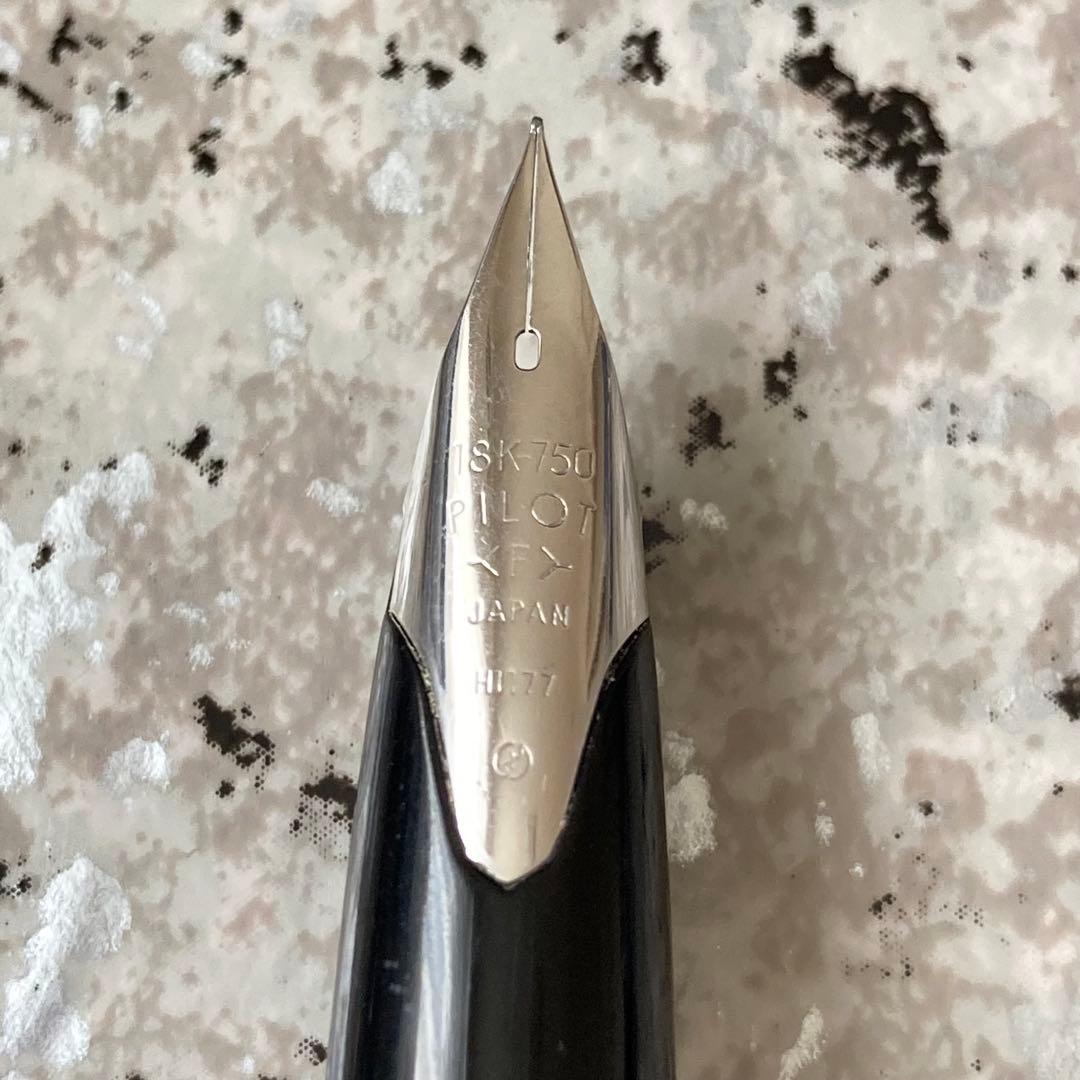 #076 未使用品 万年筆 パイロット PILOT Elite 全格子 18k