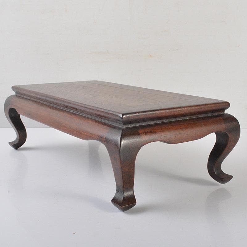 中国　唐木花梨製　平卓　飾台　香炉台　V　R6588E