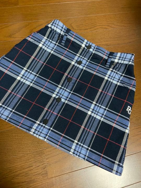 パーリーゲイツ チェックのスカート