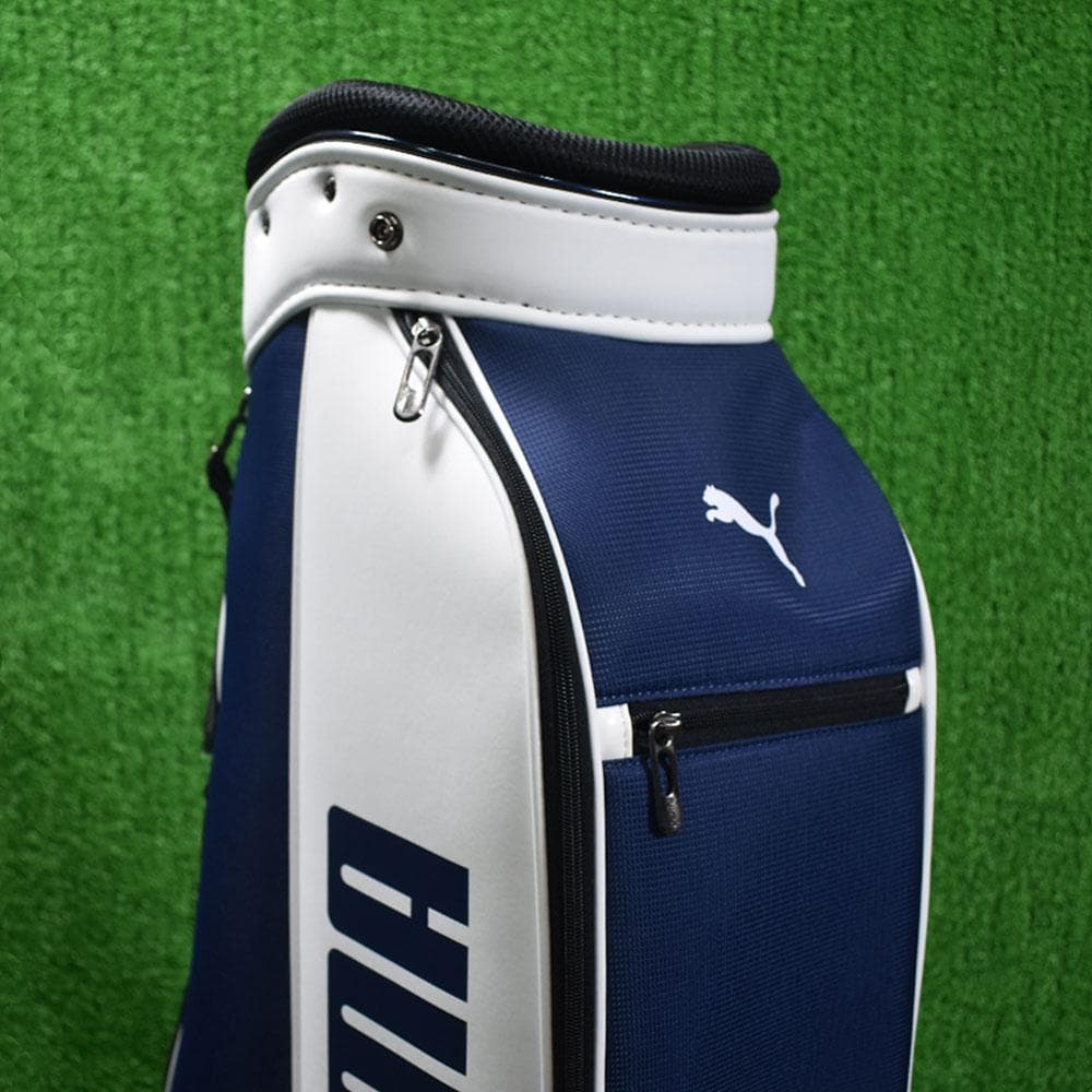 M*K様 PUMA GOLF/プーマ ゴルフ キャディバッグ9型【紺/白】新品！