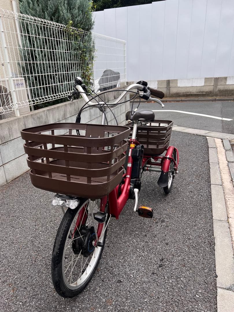 【格安・条件付き値下げあり】ブリヂストン電動アシスト3輪自転車