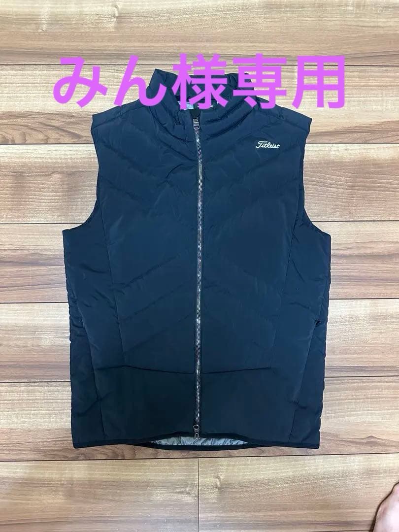 Titleist タイトリスト ダウンベスト ブラック Lサイズ