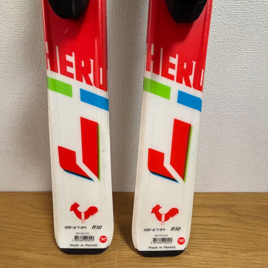 Rossignol ジュニアスキーセット　子供　130cm 24-24.5cm