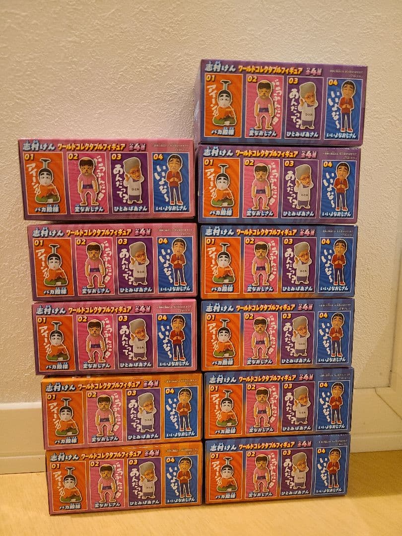 【人気、志村けん】ワールドコレクタブルフィギュア4種11個