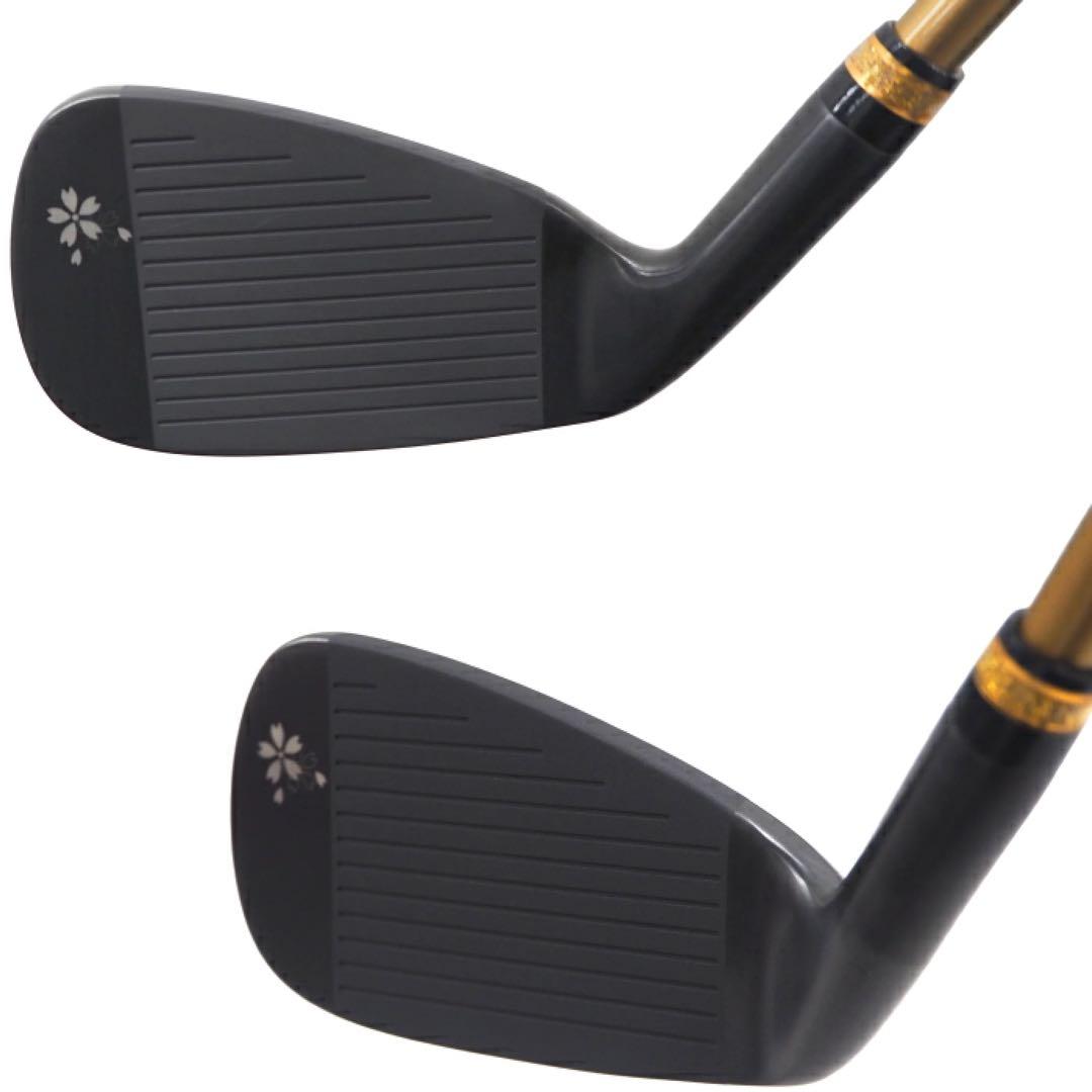 【新品】ムツミ ホンマ フルチタンアイアン カーボンシャフト 5本組 R