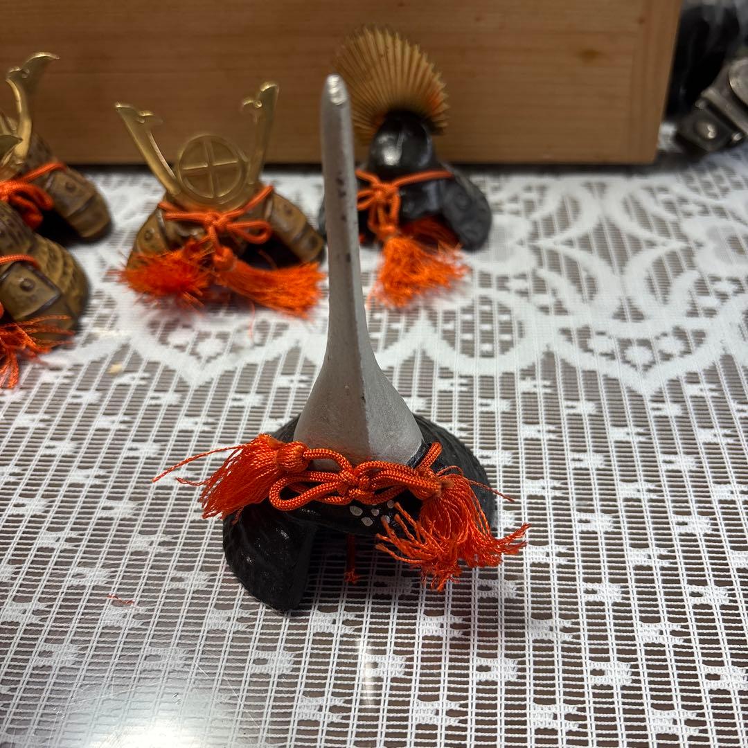 戦国武将 ミニ 兜 ミニチュア 10セット