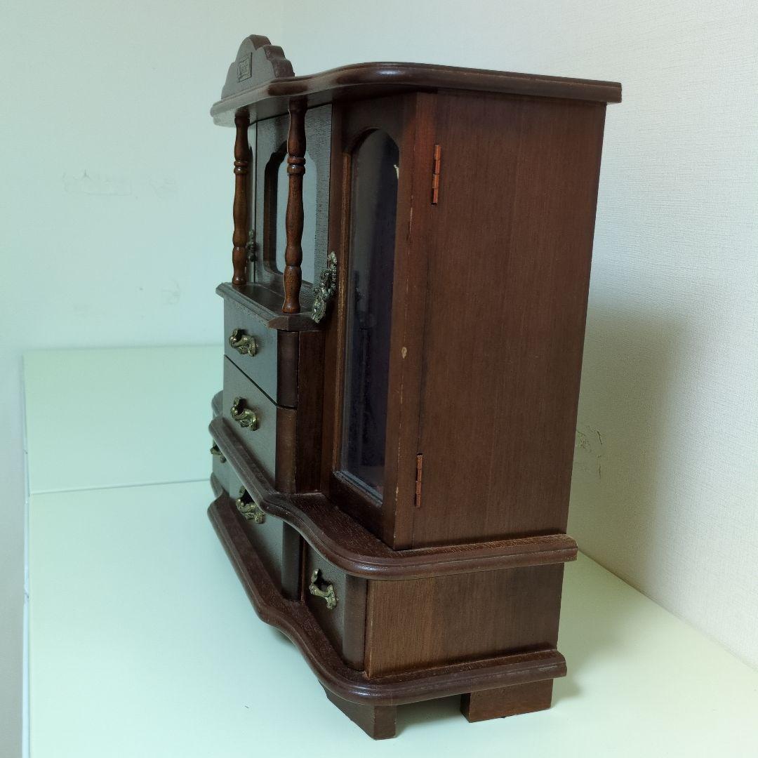 ジュエリーボックス アンティーク　希少！　陶器人形　舞踏会　ネジ式オルゴール