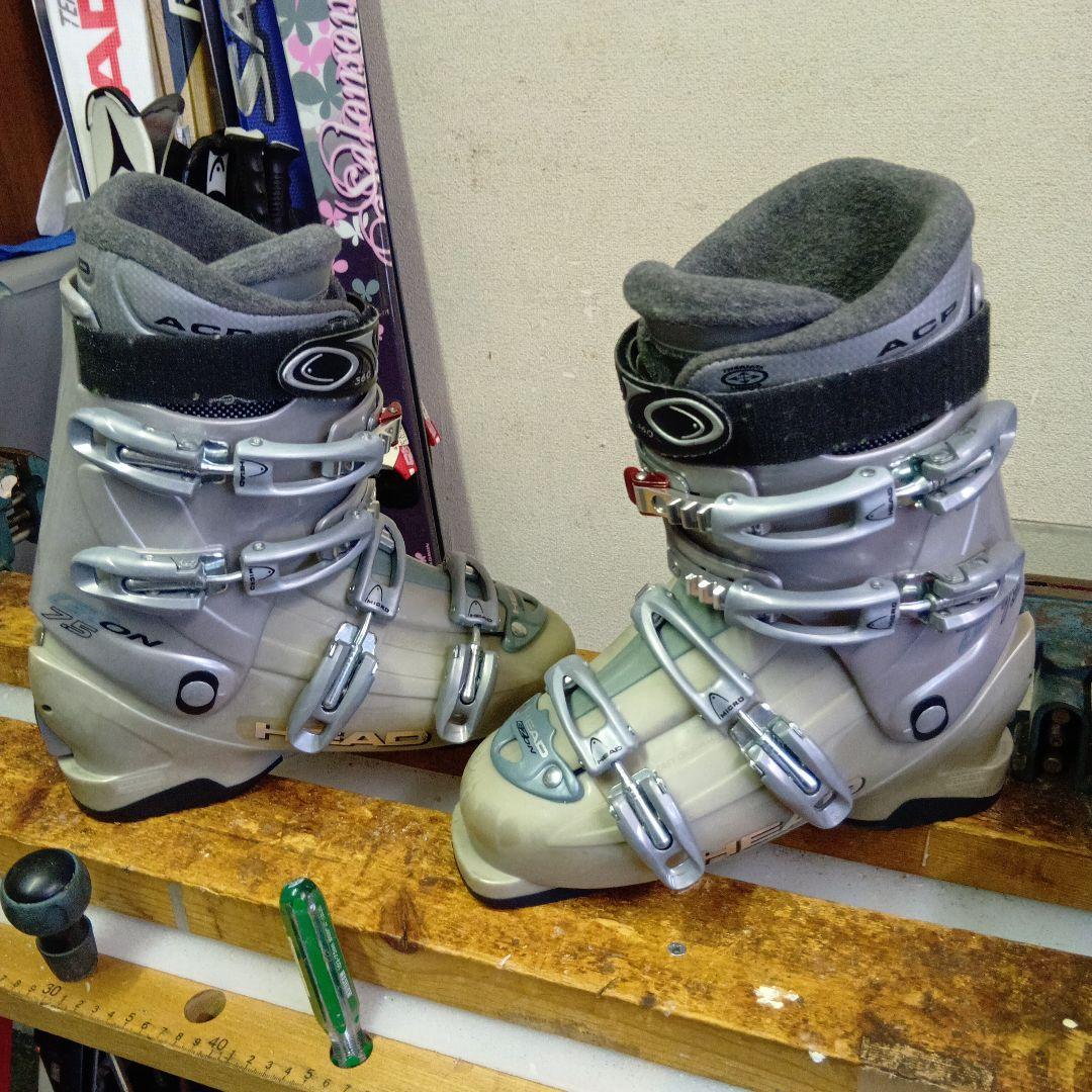 150cmFISCHER メンテナス済 靴25cmストック付