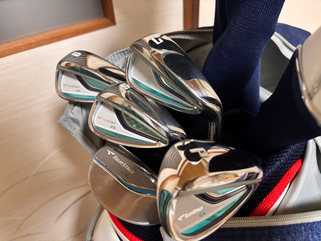 ツアーステージレディースクラブ8本初心者セットゴルフバック付き