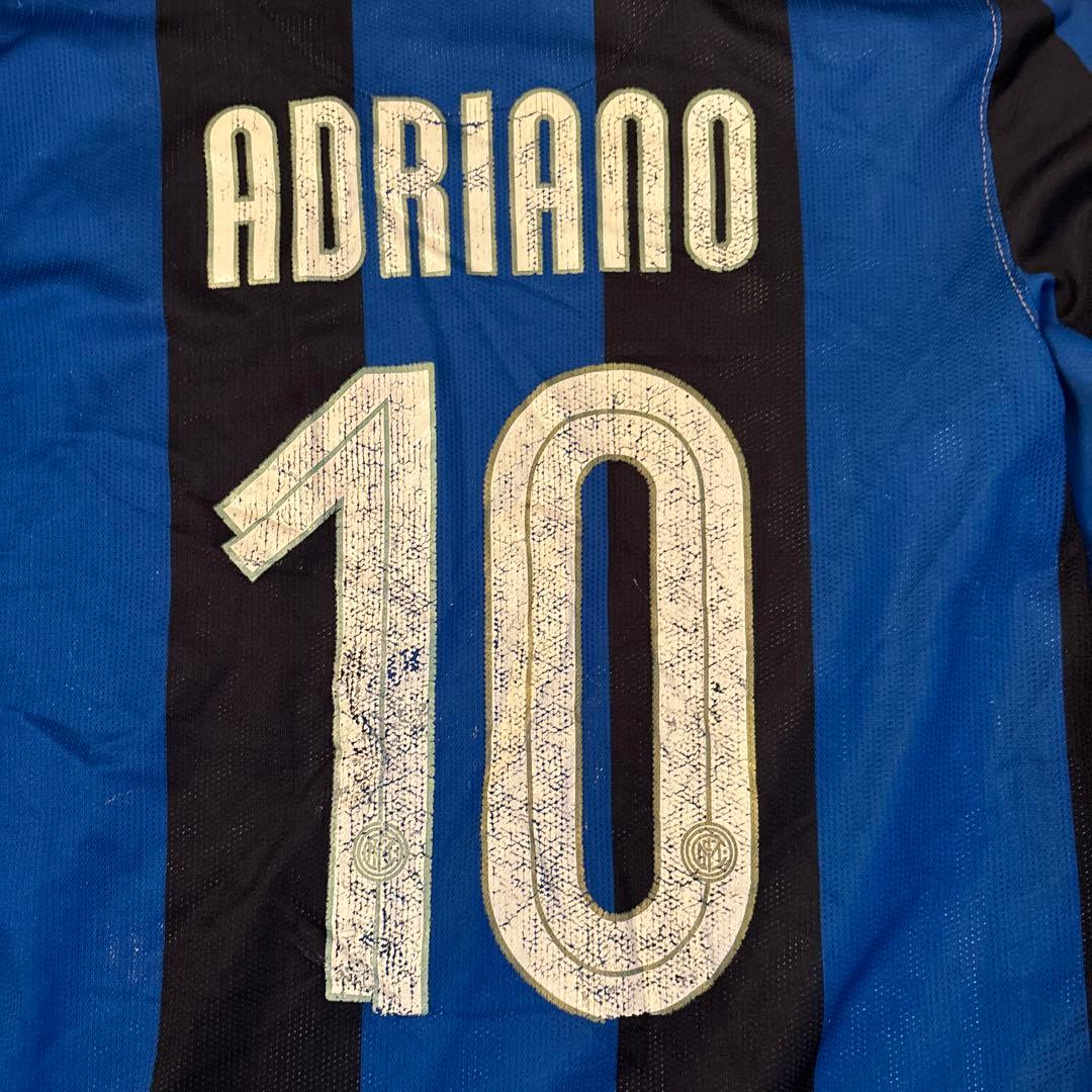 Nike インテル2008/2009 長袖ユニホーム　アドリアーノ１０番