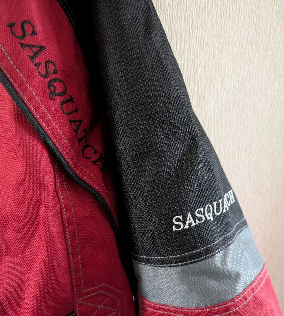 SASQUATCH スノーウェア セットアップ 上下 Lサイズ レッドブラック