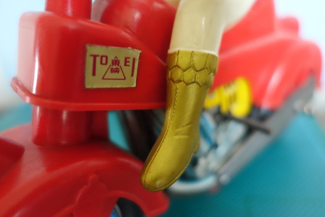 【訳アリ】※箱違い　昭和レトロ　正義のシンボルコンドールマン　バイク　マスダヤ