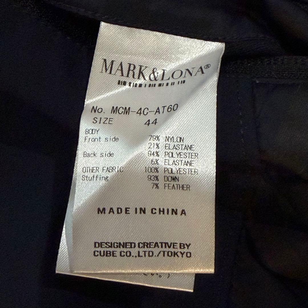 マークアンドロナ　ダウンパンツ　切替　2024AW ゴルフウェア　ネイビー　S