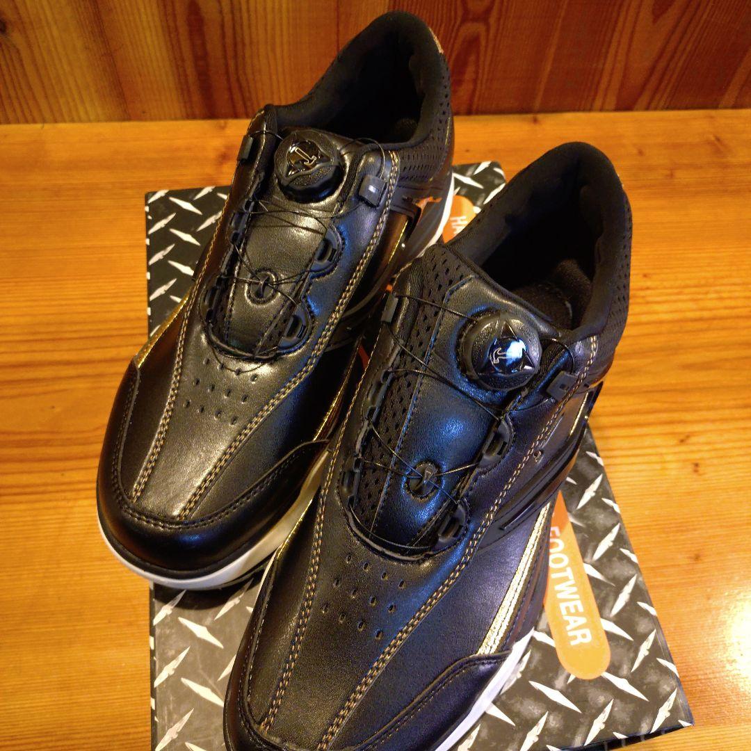 HAMMER ボウリングシューズ ブラック/ゴールドサイズ27.5センチ