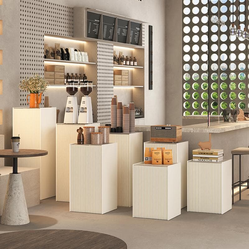 ディスプレイスタンド高さ78㎝長さ50㎝展示台 陳列台 組立不要 展示会イベント