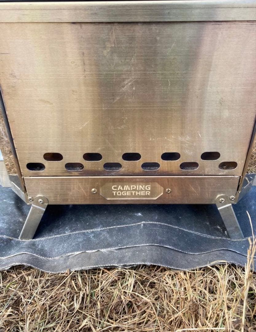 キャンピング　トゥギャザー　ミョルニル2次燃焼焚き火台　チタン　フルセット