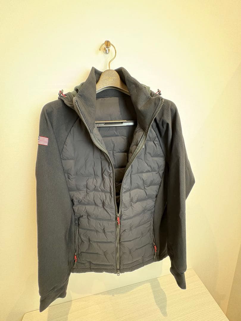 定価11万　BRIEFING 上下セット　ダウン　フード付きダウンジャケット 黒