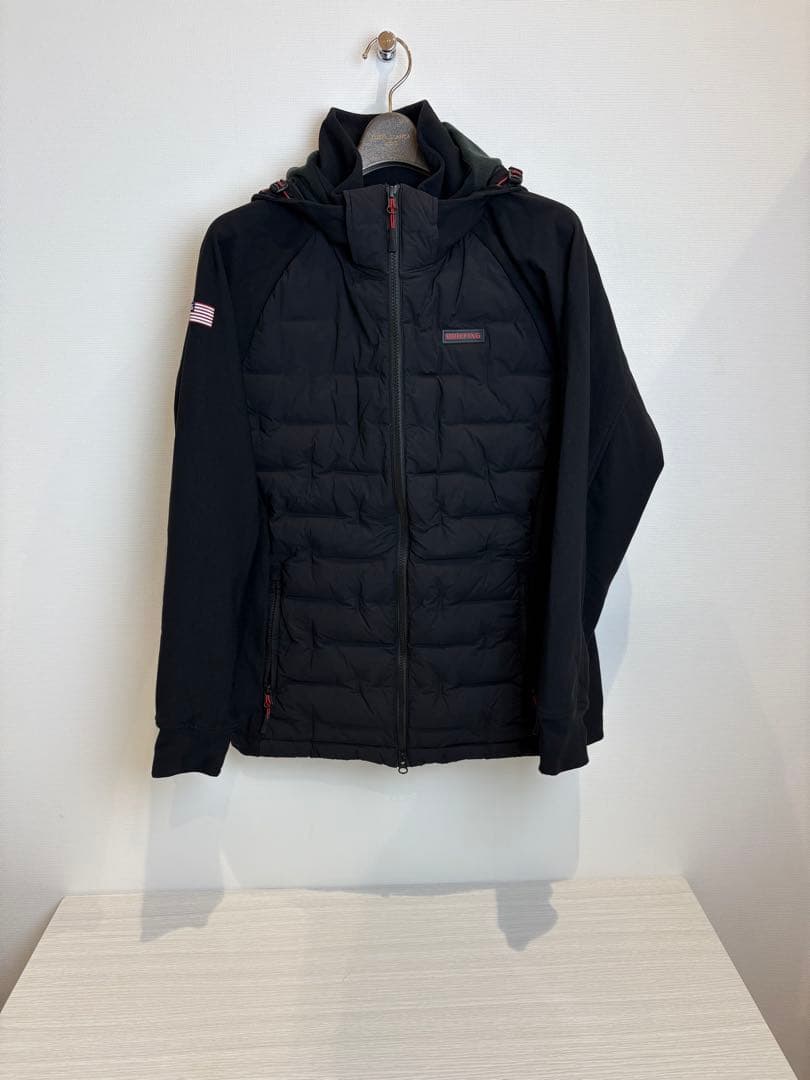 定価11万　BRIEFING 上下セット　ダウン　フード付きダウンジャケット 黒