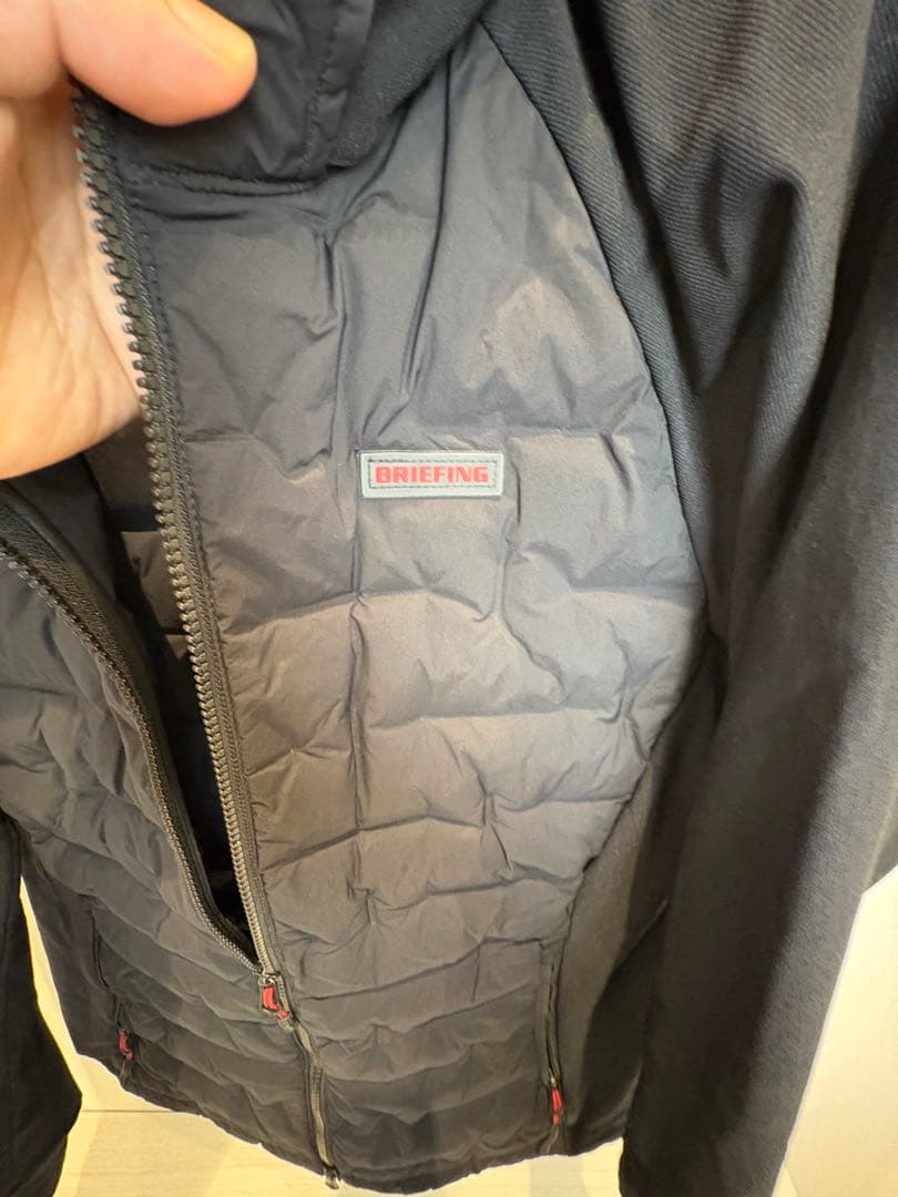 定価11万　BRIEFING 上下セット　ダウン　フード付きダウンジャケット 黒