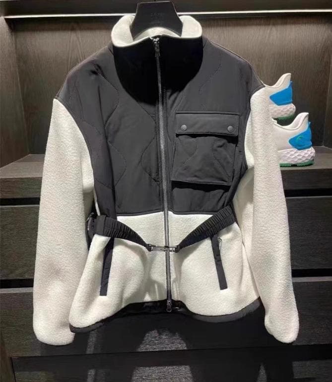 G/FORE レディース 秋冬 ゴルフジャケット シープスキン切替