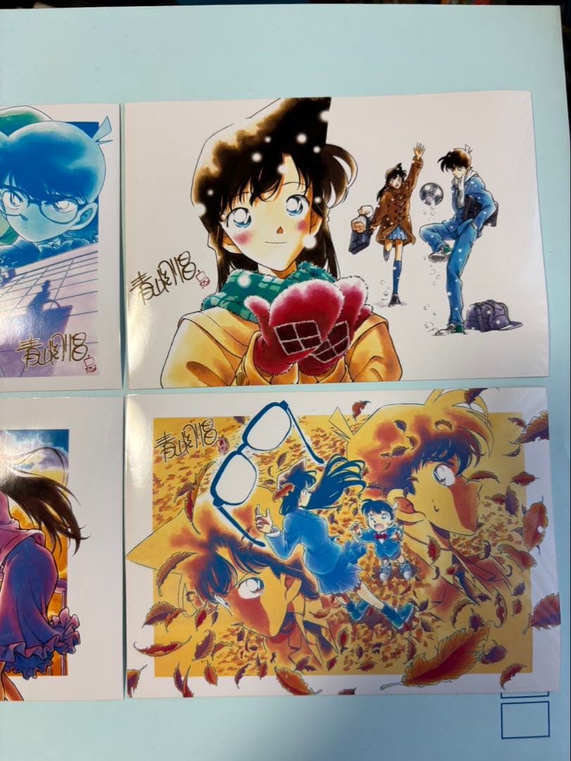 名探偵コナン 複製原画 複製サイン入りポストカードサイズ少年サンデー懸賞
