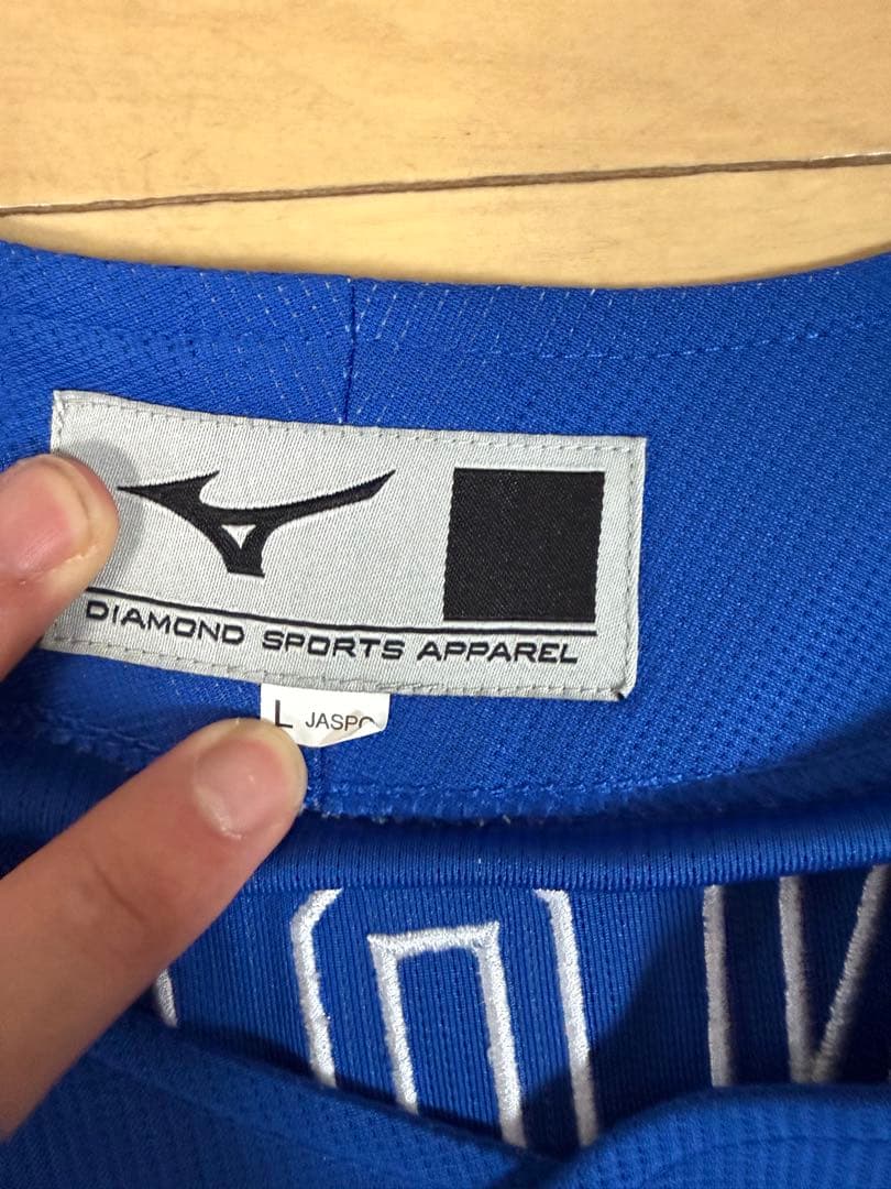 【美品】井上一樹99 刺繍 レプリカユニフォーム Lビジター 中日ドラゴンズ