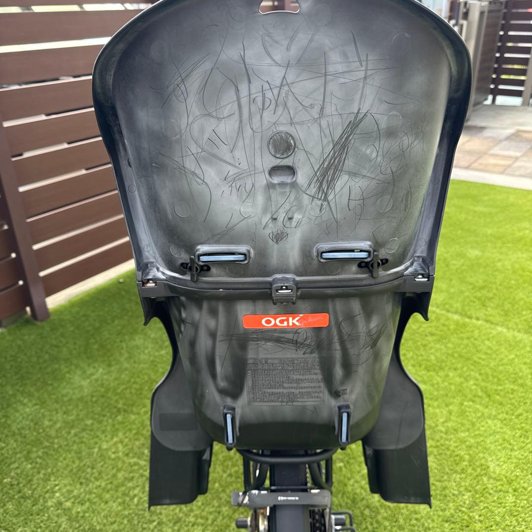 パテオ シティサイクル チャイルドシート付き ブラック