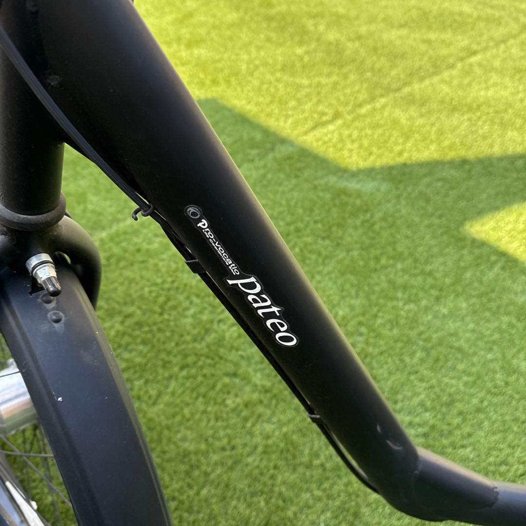 パテオ シティサイクル チャイルドシート付き ブラック