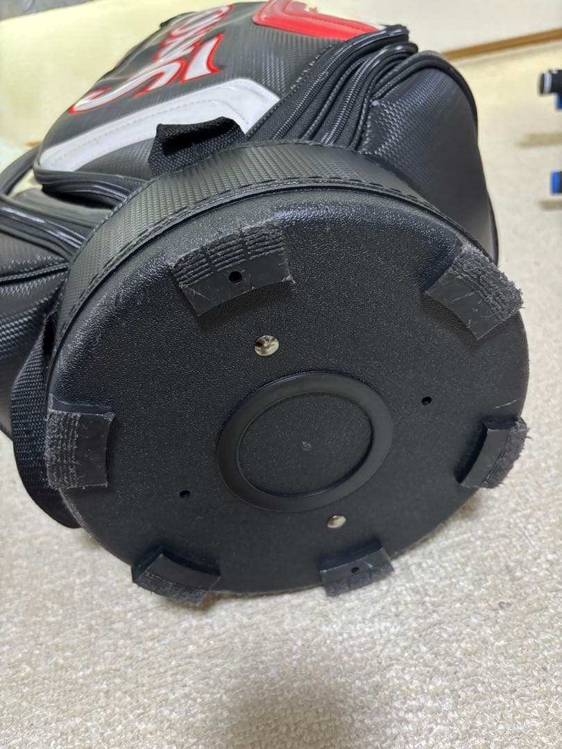 Srixon キャディバッグ ブラック/レッドGGC-S166 9.5型美品