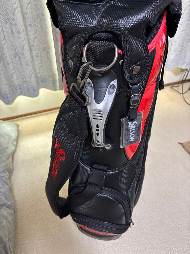 Srixon キャディバッグ ブラック/レッドGGC-S166 9.5型美品
