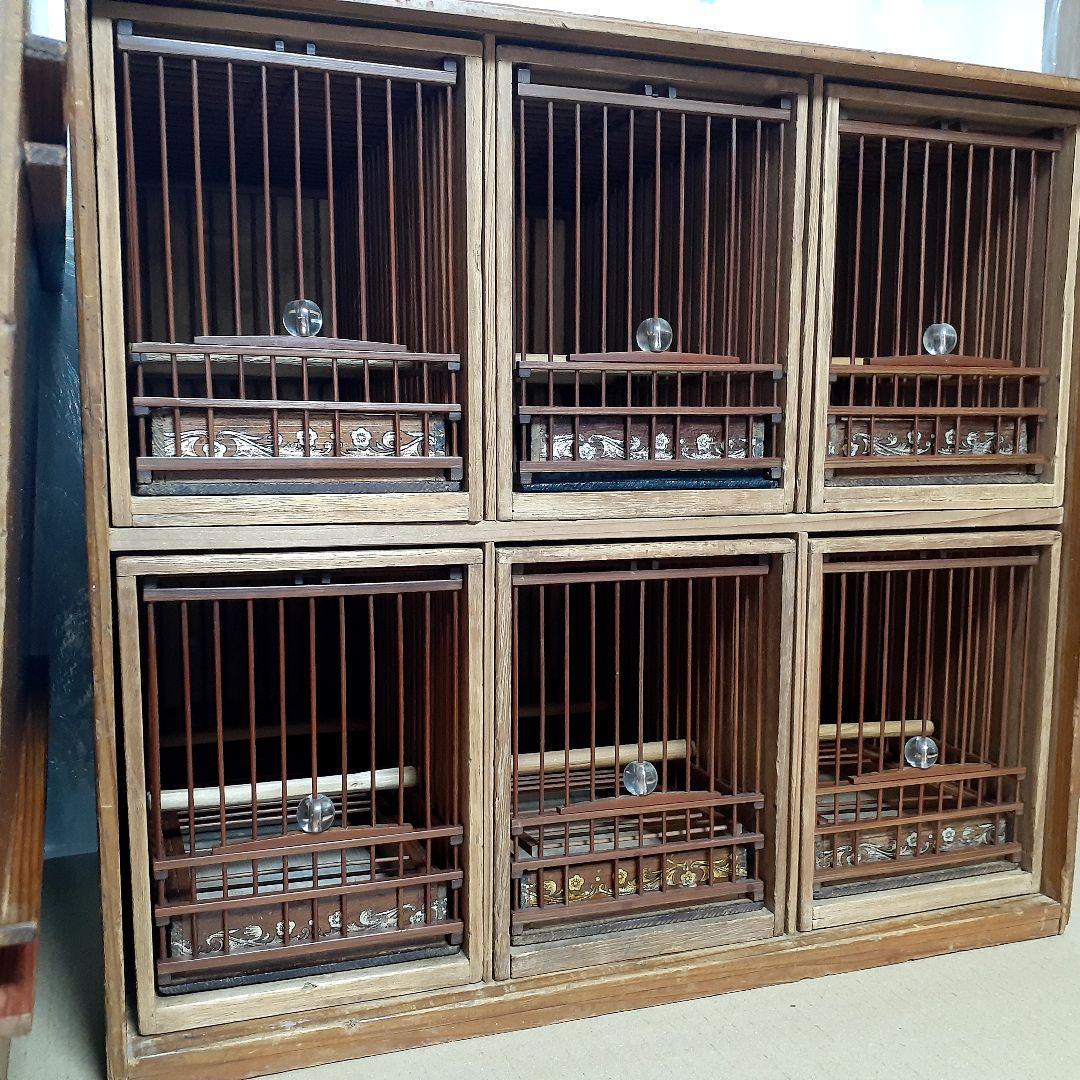 骨董鳥籠６個セット