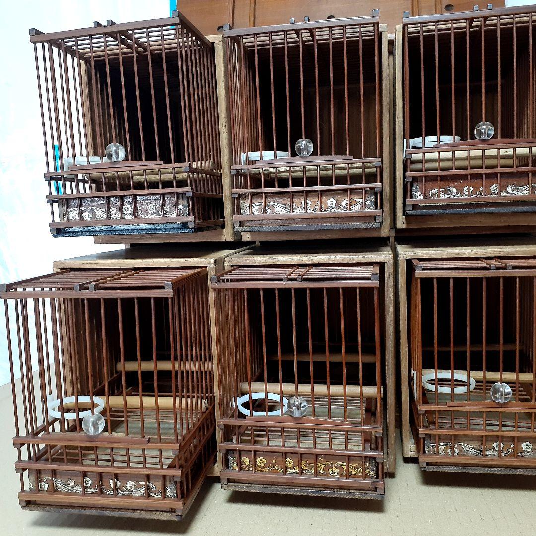 骨董鳥籠６個セット