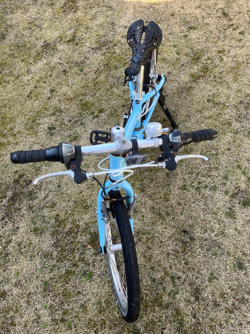 軽量アルミ riteway ZIT2020 水色 キッズバイク 20インチ