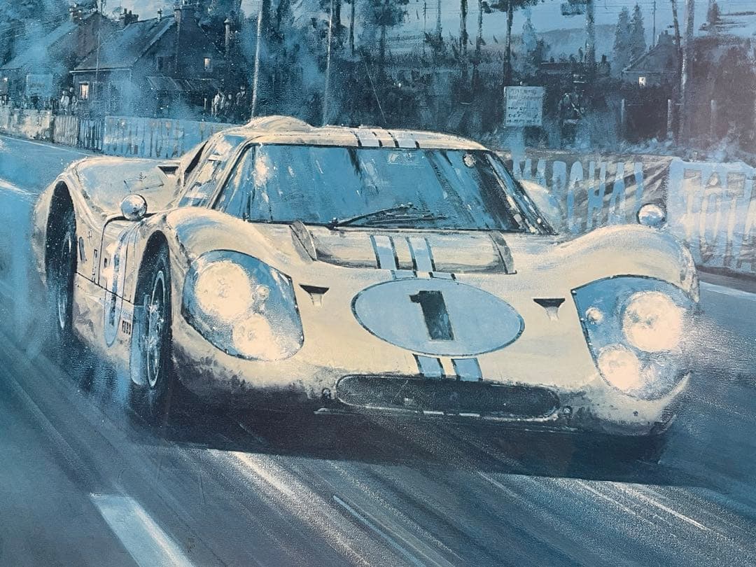 1967年ルマン24レース Ford GT Mk4 作者ドライバーサイン入