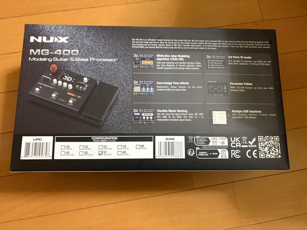 【7/27まで値下げ】NUX MG-400 ギター マルチエフェクター 美品