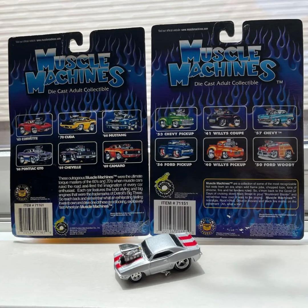 1969　シボレー　カマロ　MUSCLE MACHINES　3台セット　激レア！